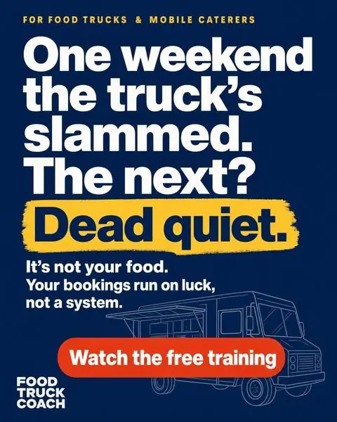 Ad for Food Truck Coach