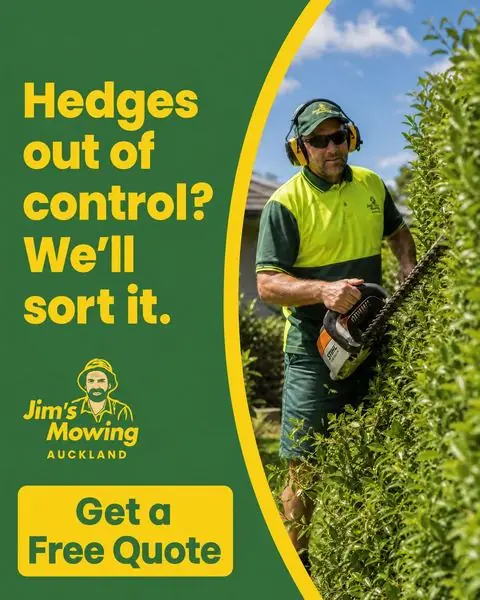 Ad for Jim's Mowing