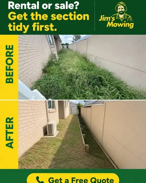 Ad for Jim's Mowing